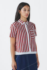Maroon Striped Briony