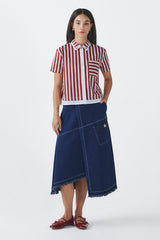 Maroon Striped Briony
