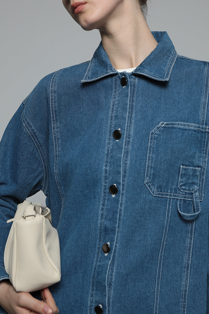 Medium Wash Denim Glint