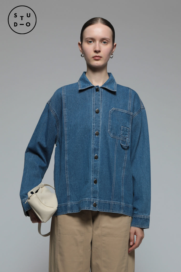 Medium Wash Denim Glint