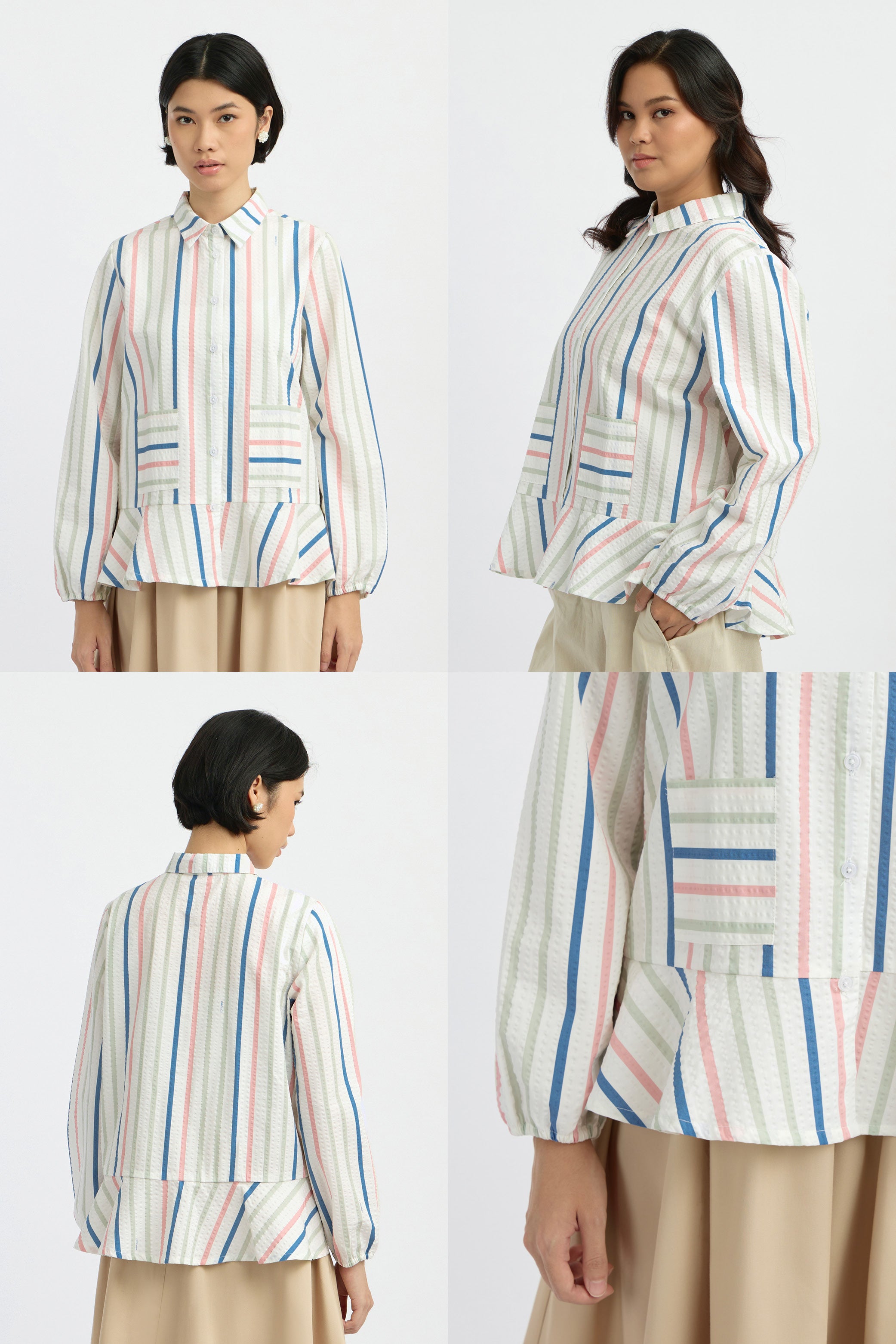 Multicolor Striped Carmo