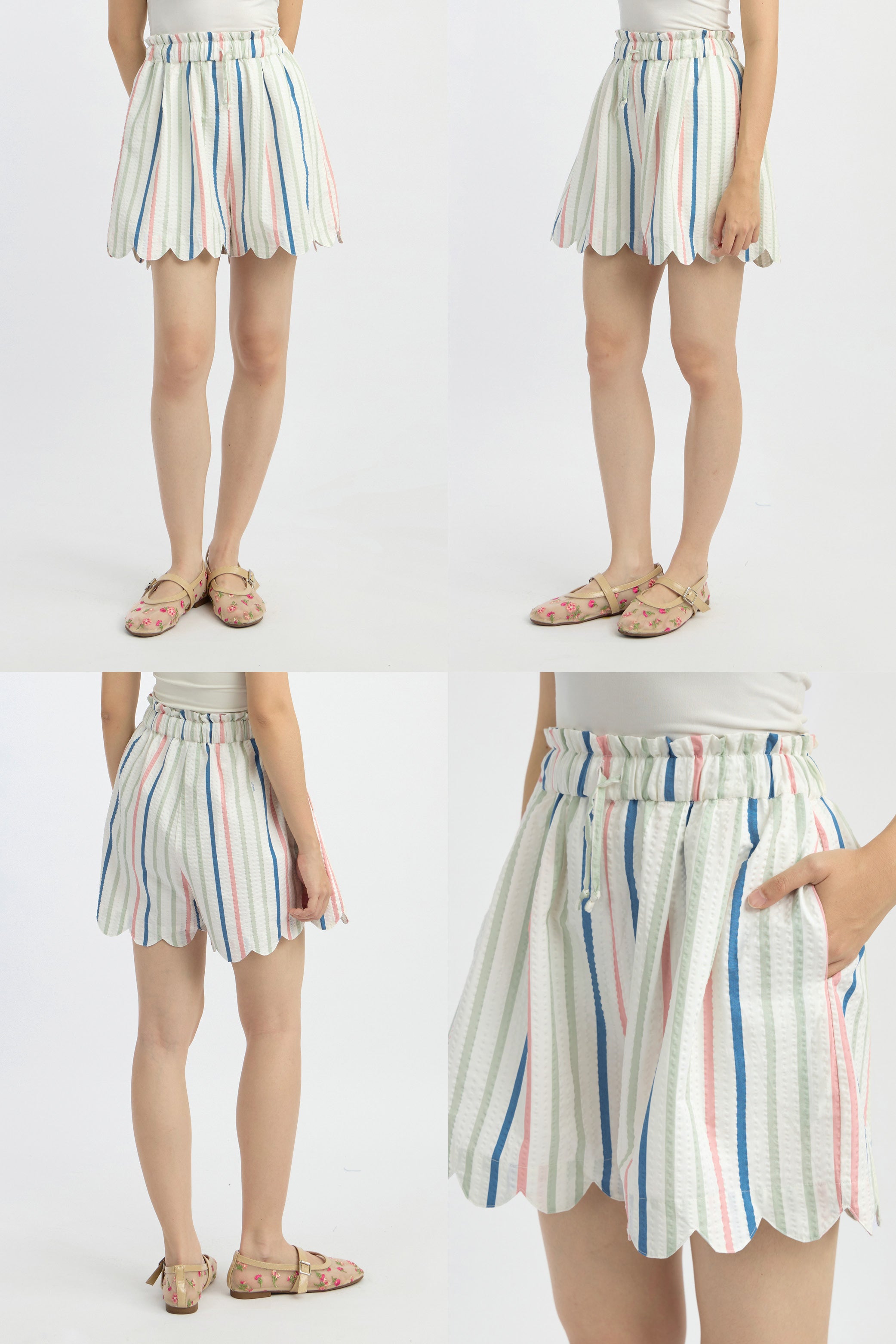 Multicolor Striped Florela