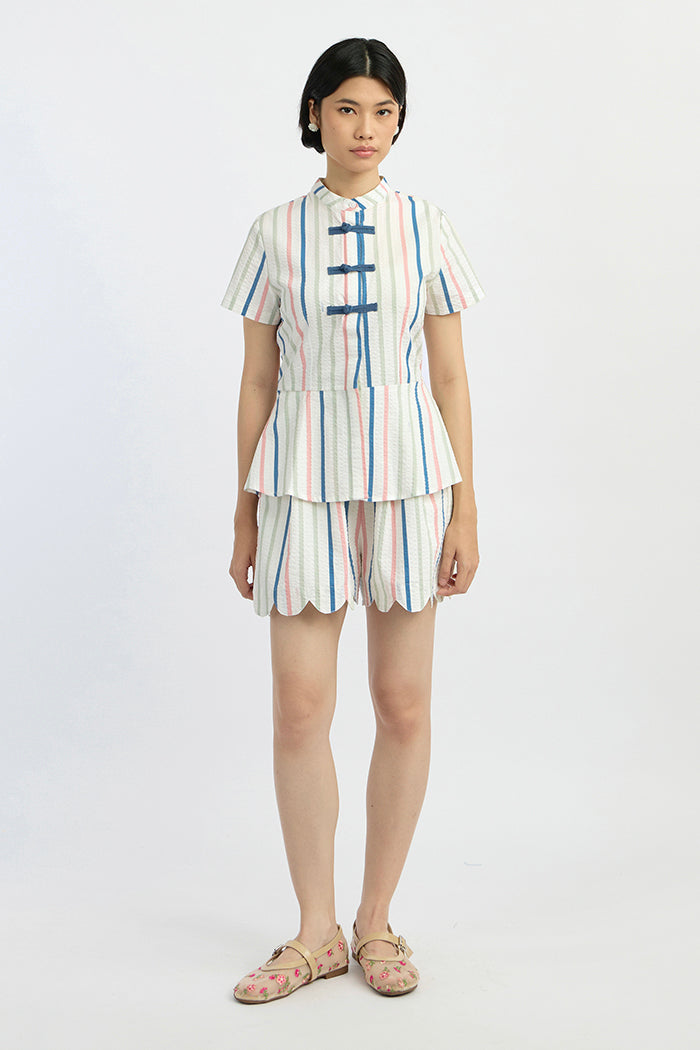 Multicolor Striped Truitt