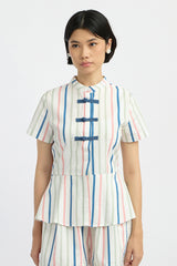 Multicolor Striped Truitt