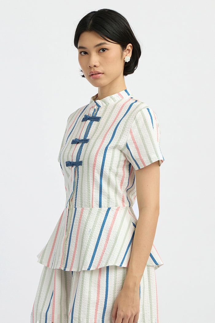 Multicolor Striped Truitt