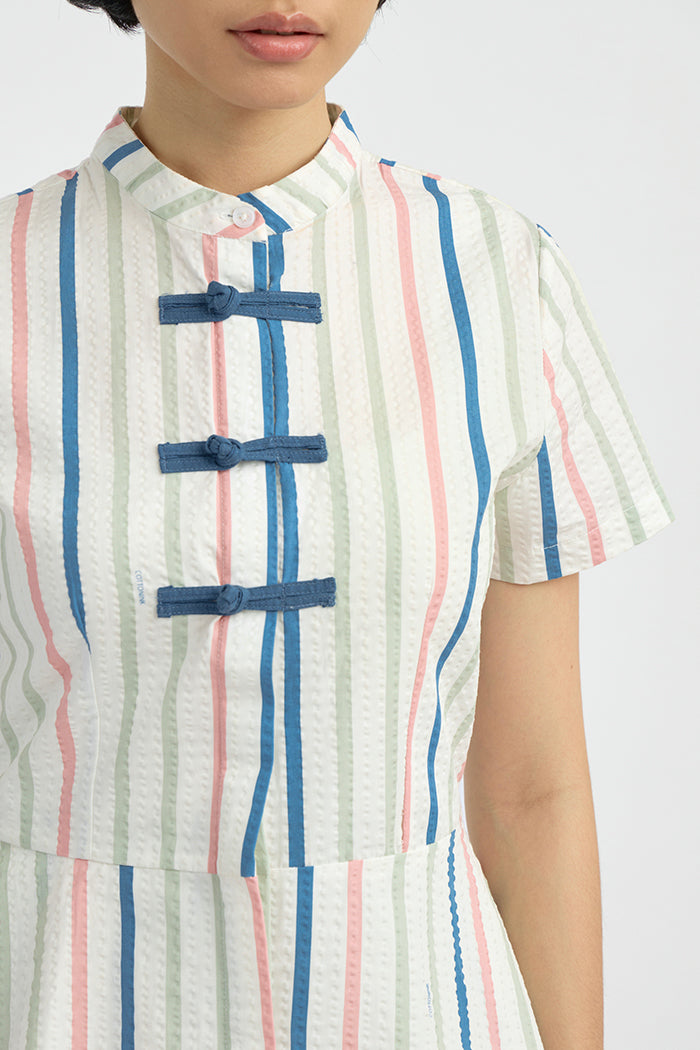 Multicolor Striped Truitt