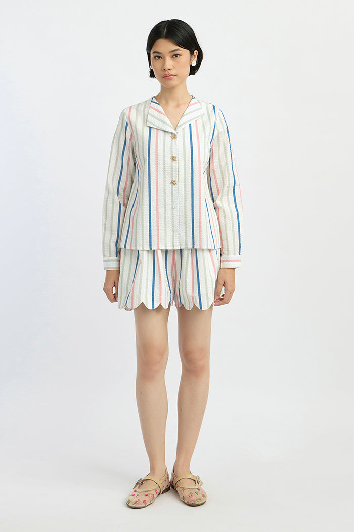 Multicolor Striped Viviani