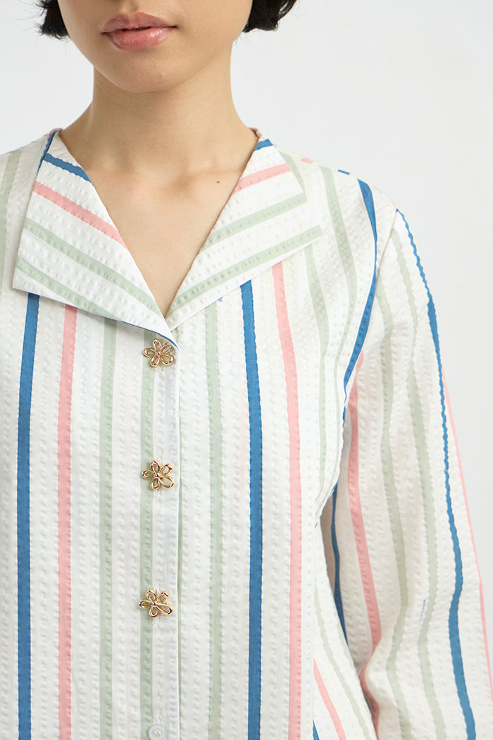 Multicolor Striped Viviani