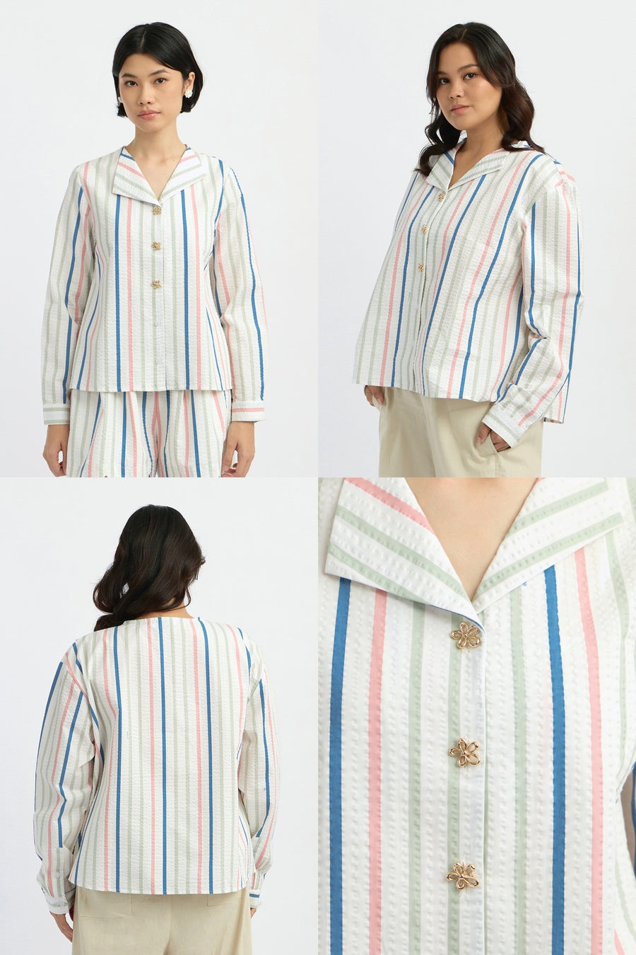 Multicolor Striped Viviani