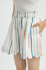 Multicolor Striped Florela