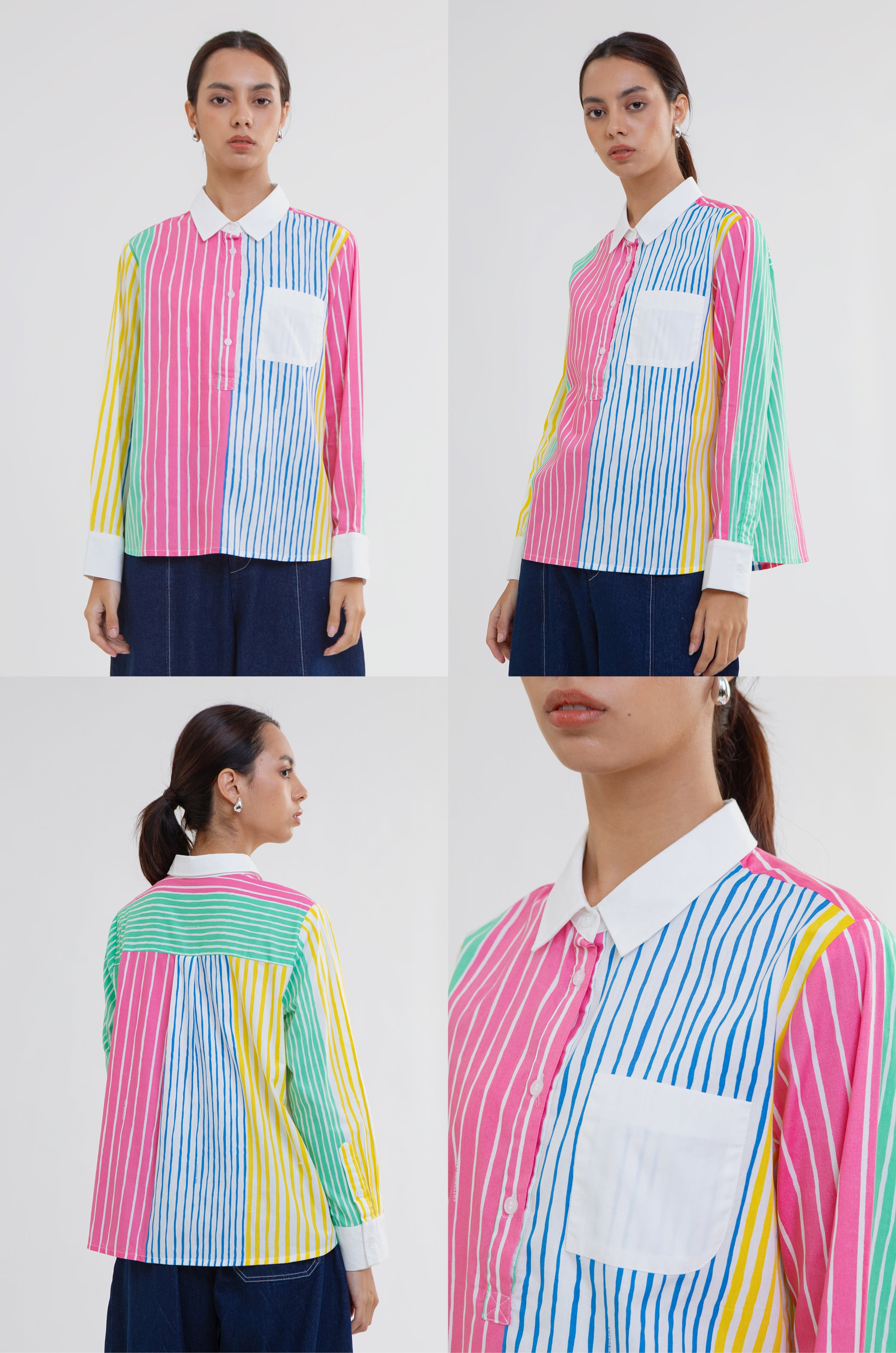 Multicolor Striped Robina