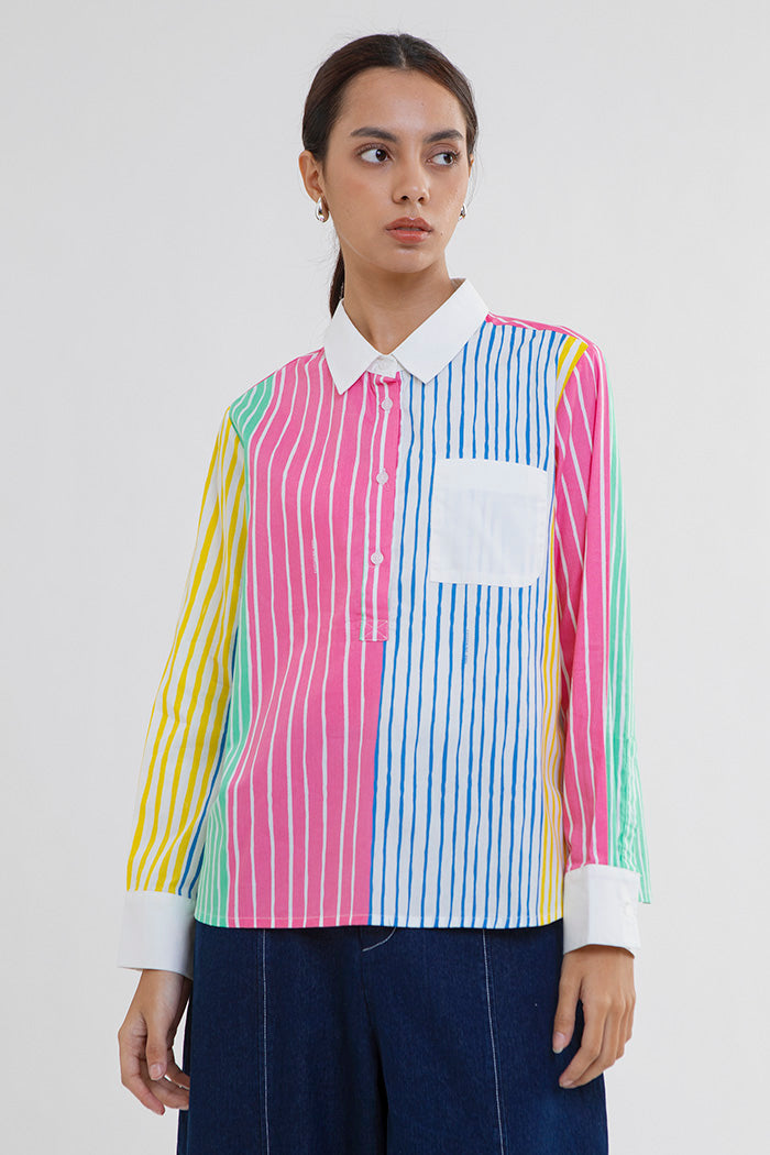 Multicolor Striped Robina