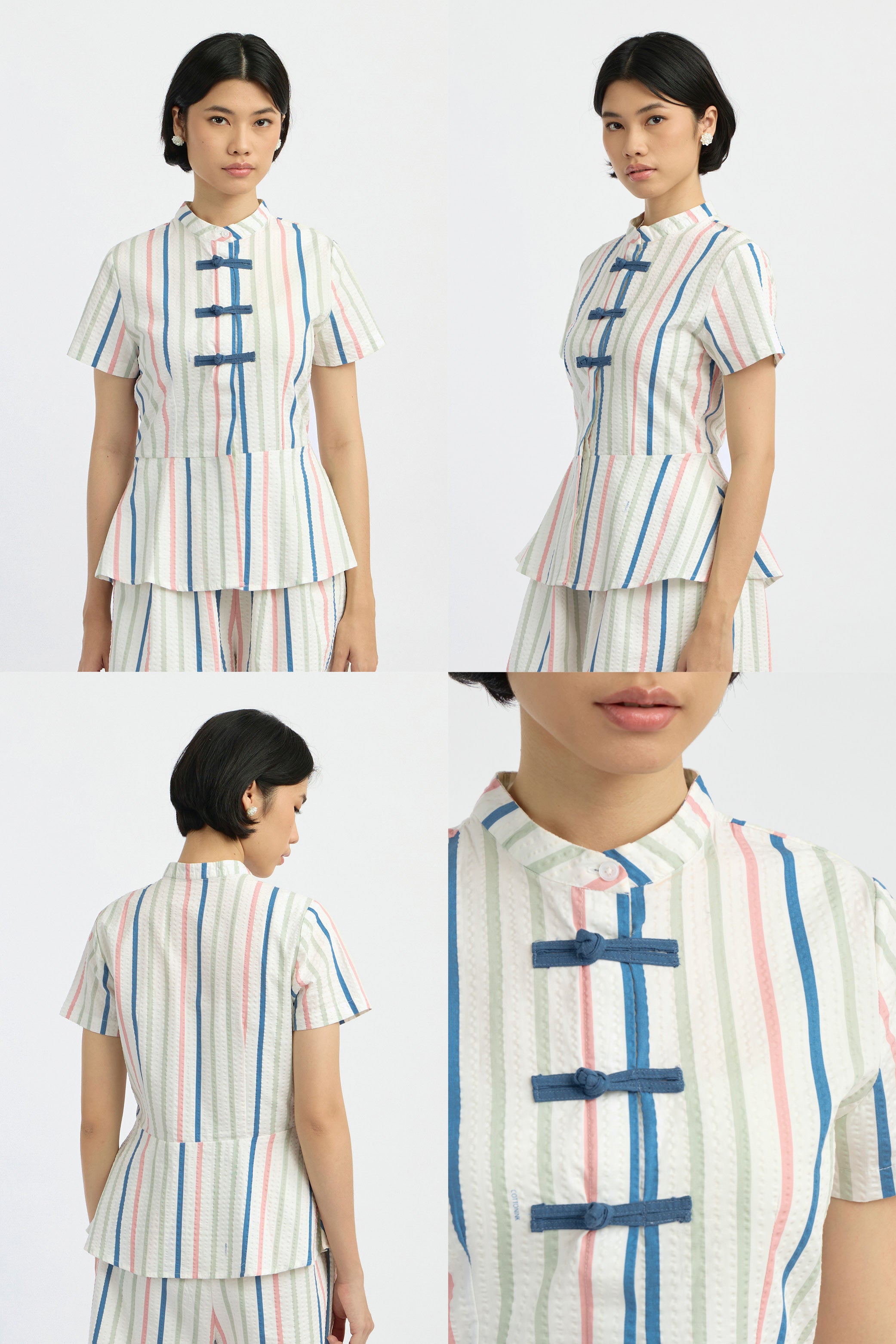 Multicolor Striped Truitt