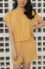 Defect Sale - Mustard Striped Dae