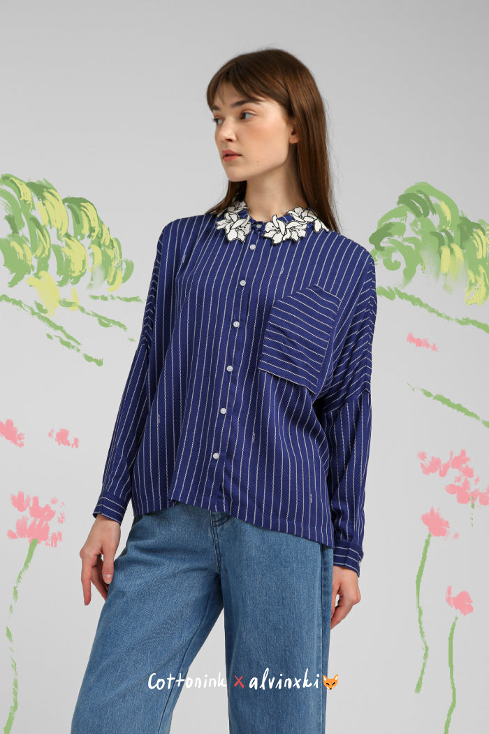 Navy Lily Devon