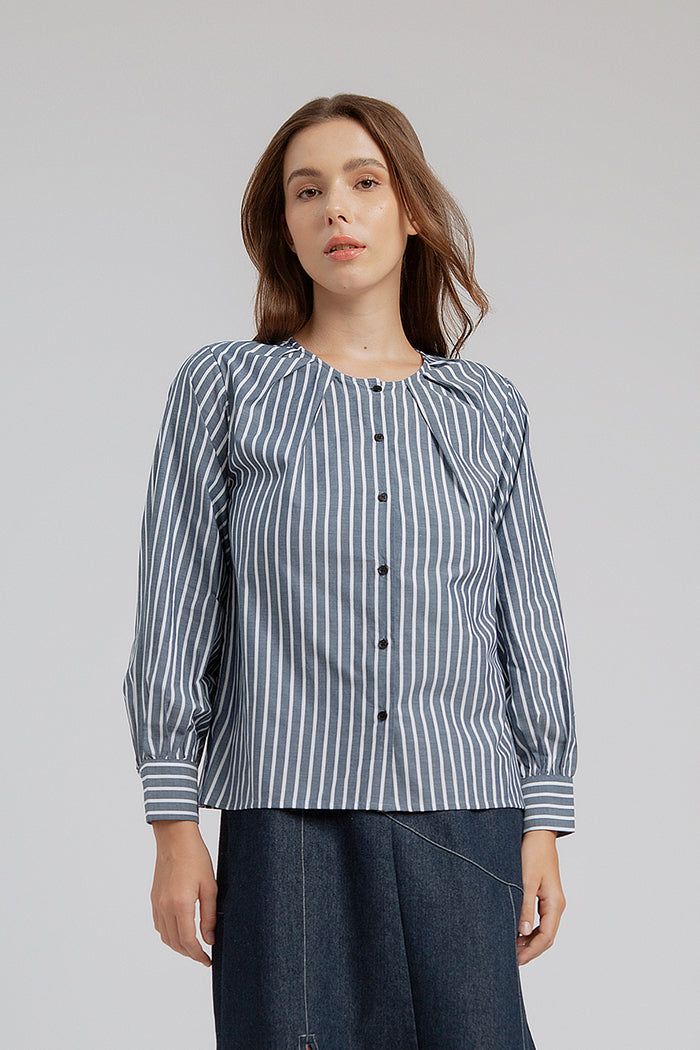 Navy Striped Nadege
