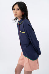 Defect Sale - Navy Blue Ashana