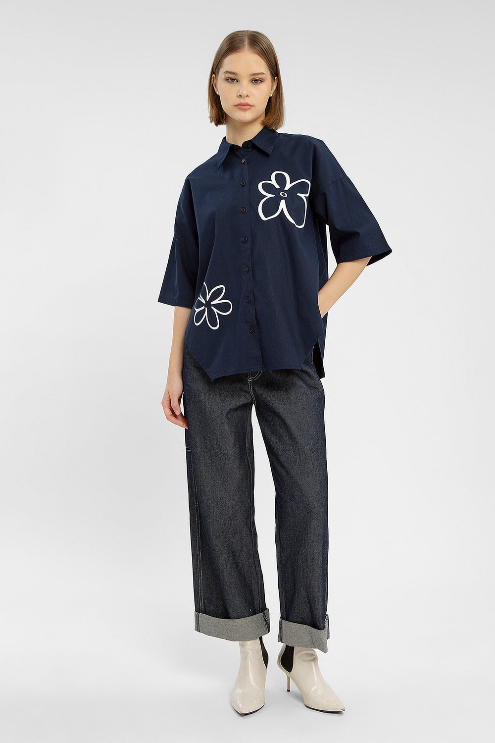 Navy Blue Quinna - Defect Sale