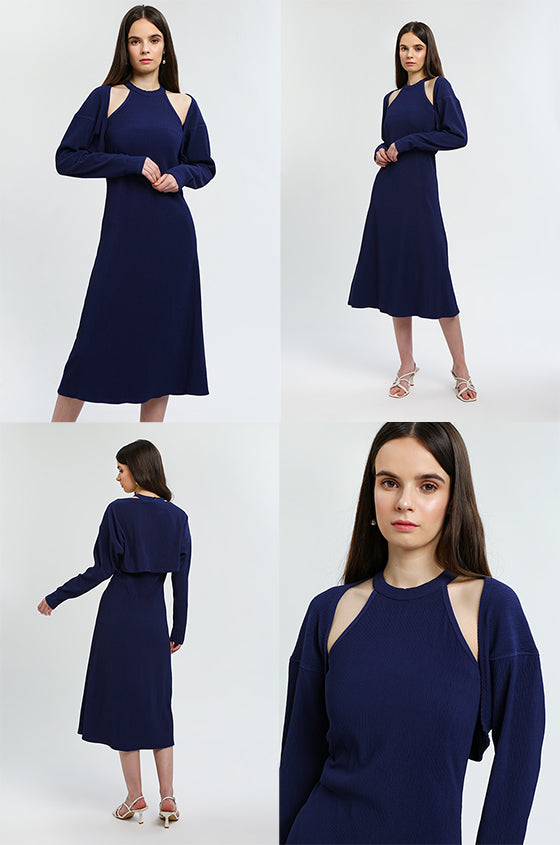 Navy Blue Sandita - Defect Sale