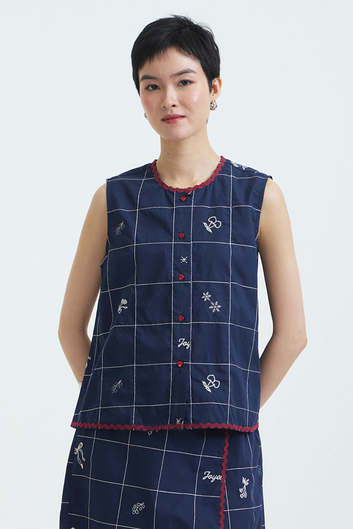 Navy Carol Vivier