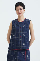 Navy Carol Vivier