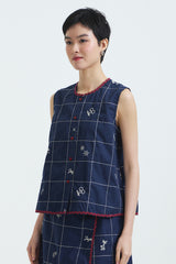 Navy Carol Vivier