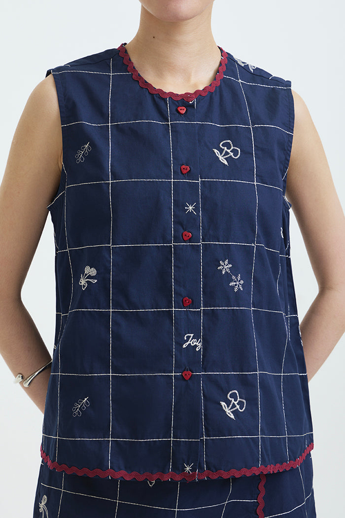 Navy Carol Vivier