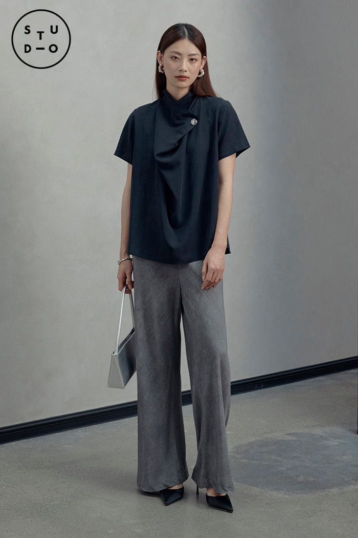 COTTONINKSTUDIO - Navy Crosa