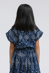 Navy Embroidered Emira