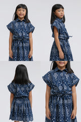 Navy Embroidered Emira