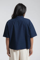 Navy Embroidery Amur