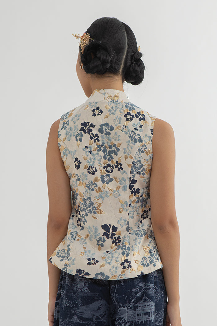 Navy Floral Lian