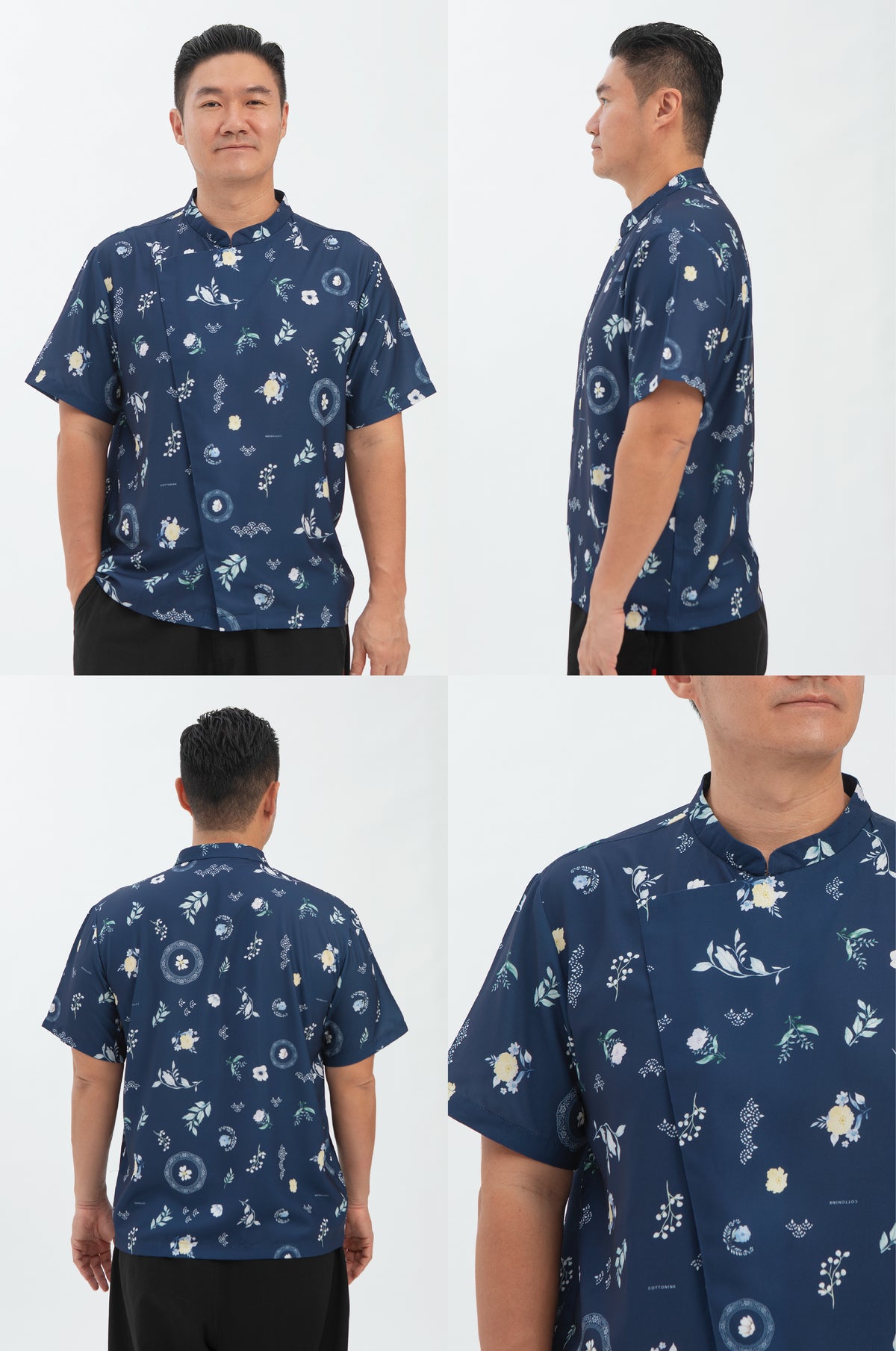 Navy Peony Jie