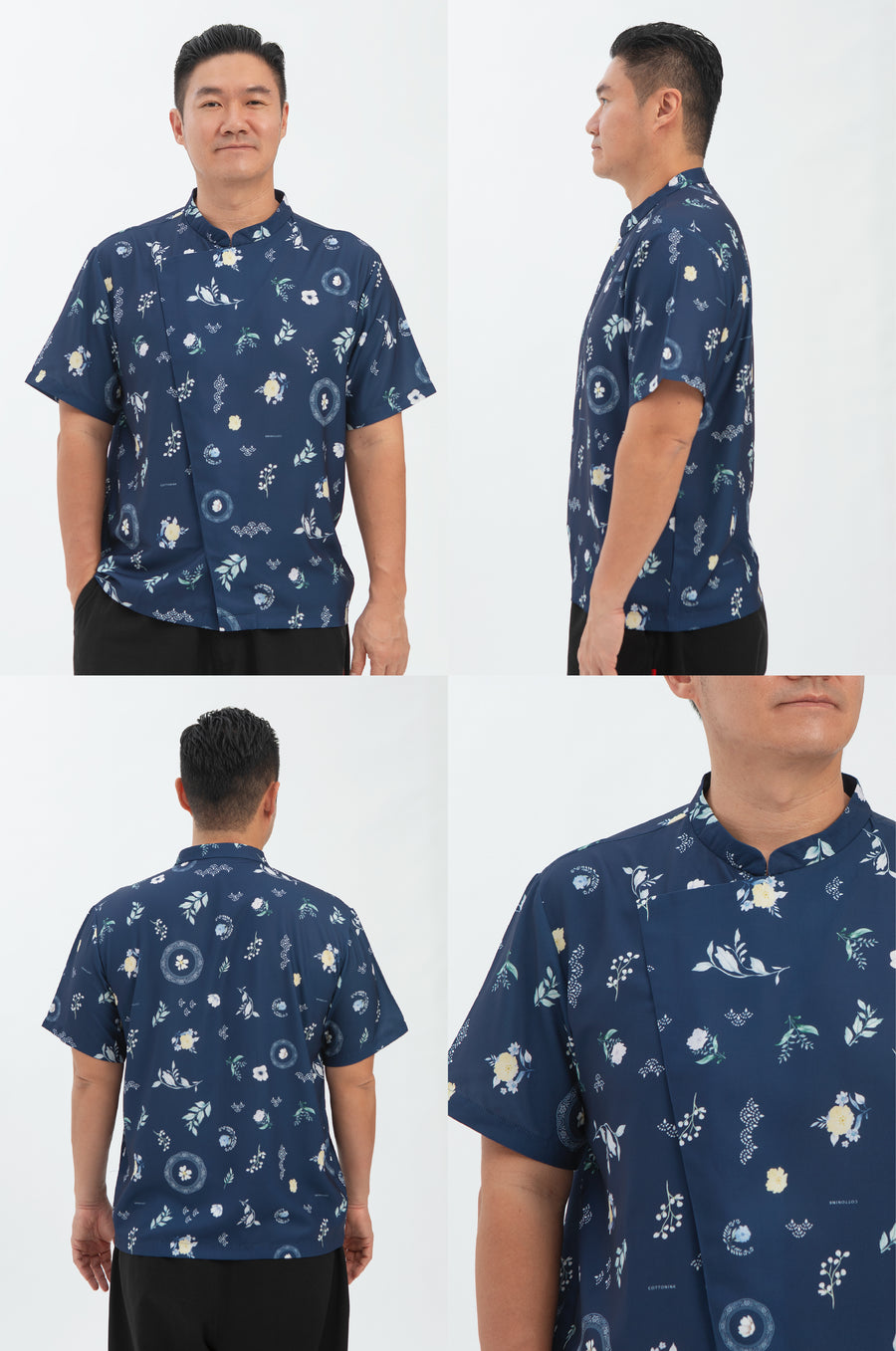 Navy Peony Jie