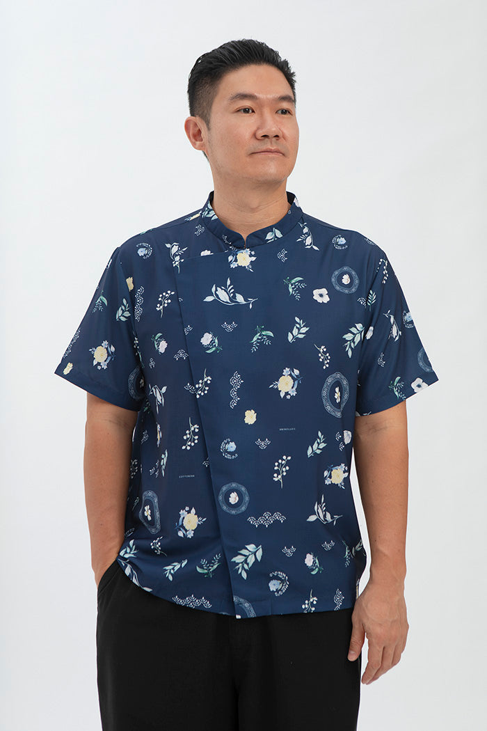 Navy Peony Jie