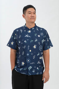 Navy Peony Jie