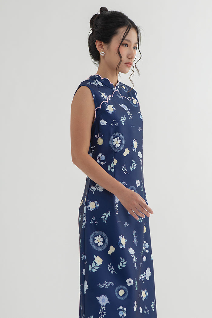Navy Peony Noa