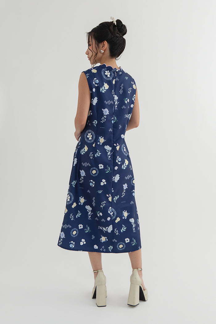 Navy Peony Noa