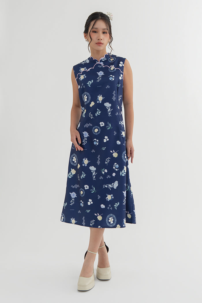 Navy Peony Noa