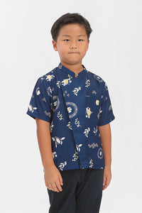 Navy Peony Shuo