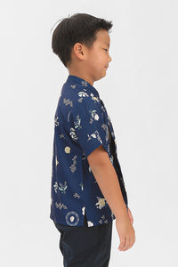Navy Peony Shuo