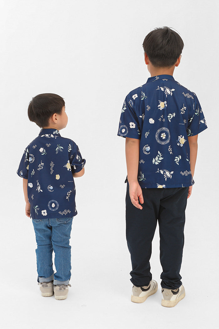 Navy Peony Shuo
