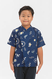Navy Peony Shuo