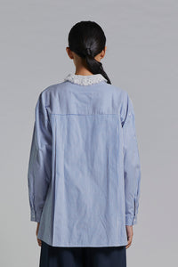 Navy Striped Azalya - Defect Sale