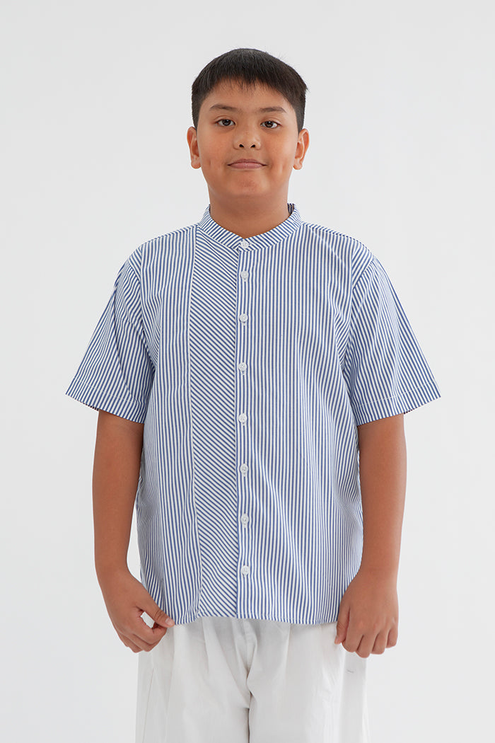 Navy Striped Chima