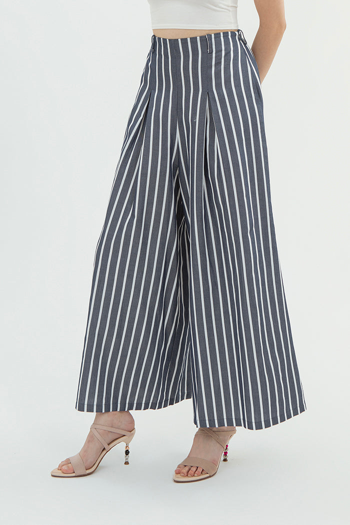 Navy Striped Citron