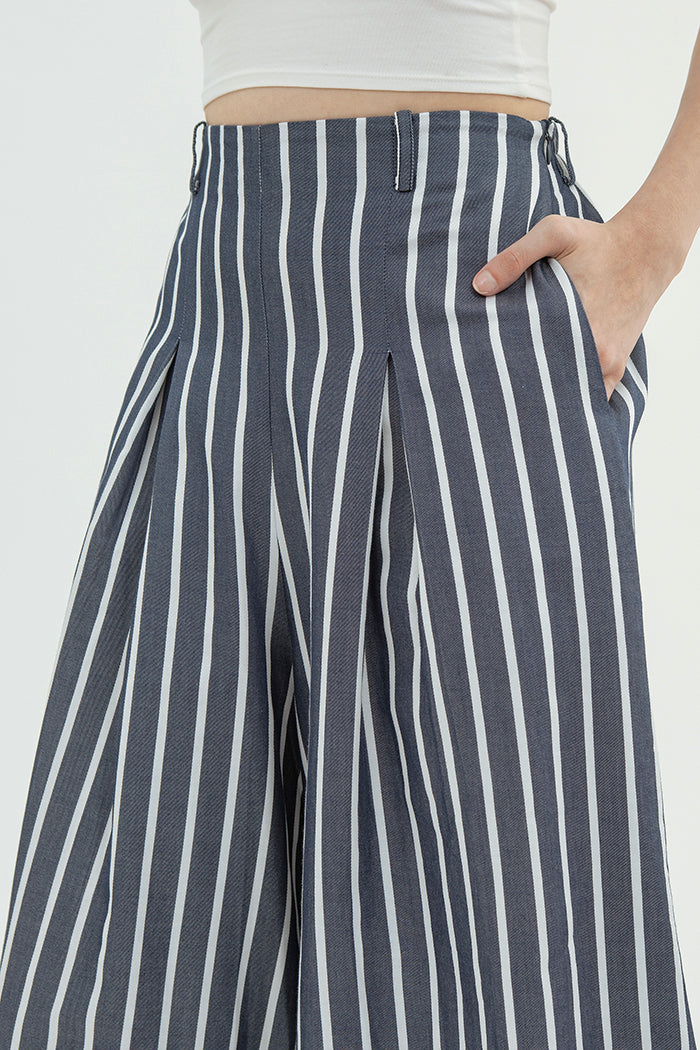 Navy Striped Citron