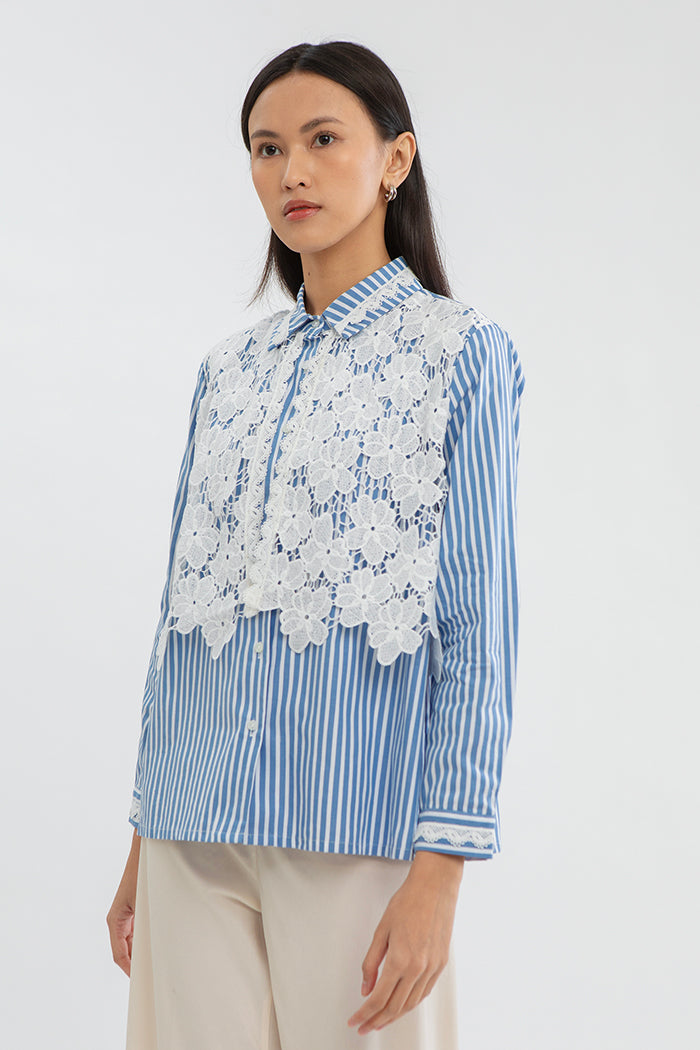 Navy Striped Eshal