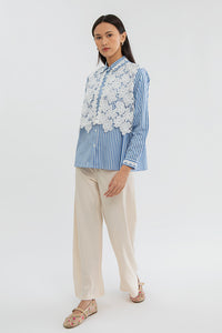 Navy Striped Eshal