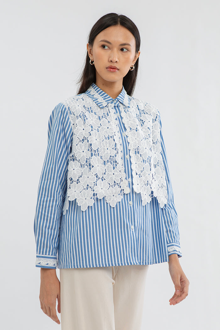Navy Striped Eshal